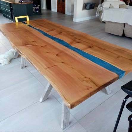 Custom Epoxy Resin wooden table